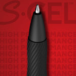 Sharpie S-Gel Gel Pens, Black Barrel, Medium Point (0.7mm), Black Gel Ink, 12 Count - Home, Office, School, Journaling, Writing, Note-Taking, Teacher Supplies