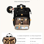 LOVEVOOK Laptop Backpack for Women with Giant Tumbler Holder Pocket,15.6 inch Waterproof Travel Backpack Purse Computer Laptop Bag,Professional Work College Nurse Teacher Backpack Casual Daypack,Black
