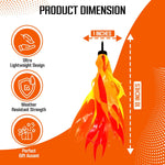 iconikal flame streamers for bicycle or scooter handlebar kids bike easy install