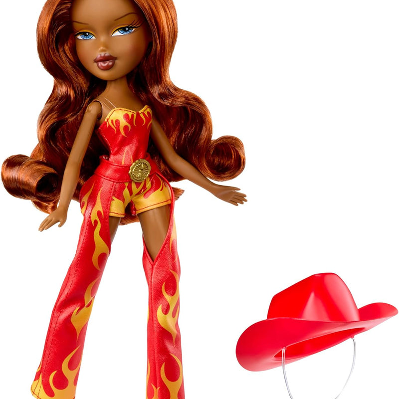 Bratz Sassy Stampede Sasha Fashion Doll with Accessories: Western, Cowgirl Style Clothes & Accessory Pieces