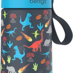 Bentgo Kids Stainless Steel Water Bottle, Leak-Proof, 14 oz, Bite & Sip | Vacuum Insulated, 18/8 Stainless Steel, 12-Hour Cold, Dishwasher Safe, BPA-Free (Rainbows & Butterflies)