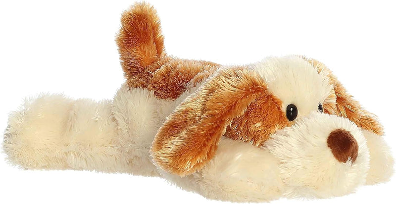 Aurora® Adorable Mini Flopsie™ Scruff™ Stuffed Animal - Mini Companions Ready for Playful Adventures - for Kids All Ages, Toddlers, Adults, and Families - Brown 8 Inches