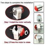 DIY science kit with strong magnetic dc motors, propellers, and shafts for educational projects