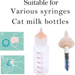 Doggiema Feeding Nipple and Syringes, Puppy Kitten Nipple Feeder Kit | for neonatal kittens, kitten bottle feeding kit,kitten nursing kit,syringe for feeding, nipples for feeding