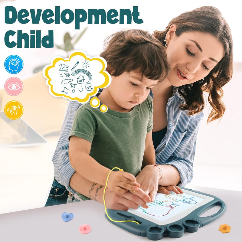 Magnetic Drawing Board, Toddler Toys for Age 3 Boys Girls, Toddler Drawing Board, Birthday Easter Christmas Halloween Kids Toy Gifts for Boys and Girls