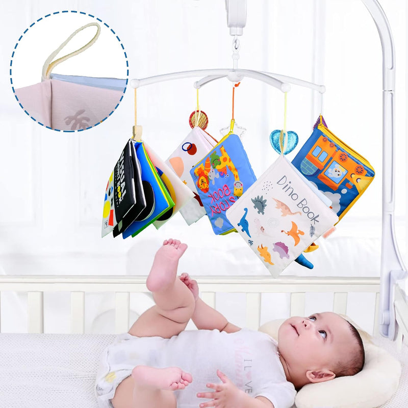 Richgv Baby Books 0-6 Months,Early Development Toy,Baby Boy Gifts Baby Toys | Touch Feel Crinkle Book 0-3-6-12 Months, Baby Shower Gifts, Newborn Infant Tummy Time Toy, Baby Stocking Stuffers, Xmas Gifts