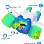 AEOCOO Puddle Float Jumper for Swiming, Toddler Swim Vest for Water Play, Pool Floats with Swimming Arm Floaties Swim Jacket & Water Wings for Kids Swimmies, Boys, Girls, Niños