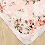 Galabloomer Newborn Receiving Blanket Headband Set Baby Flower Swaddle