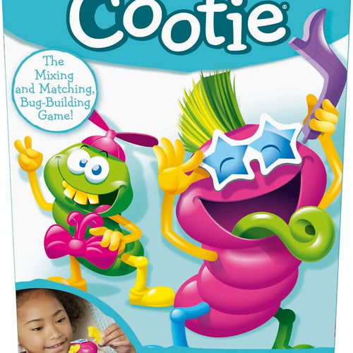 Hasbro Gaming Cootie Board Game for Kids 2-4 Players Ages 3+ Easy Preschool Bug-Building Game
