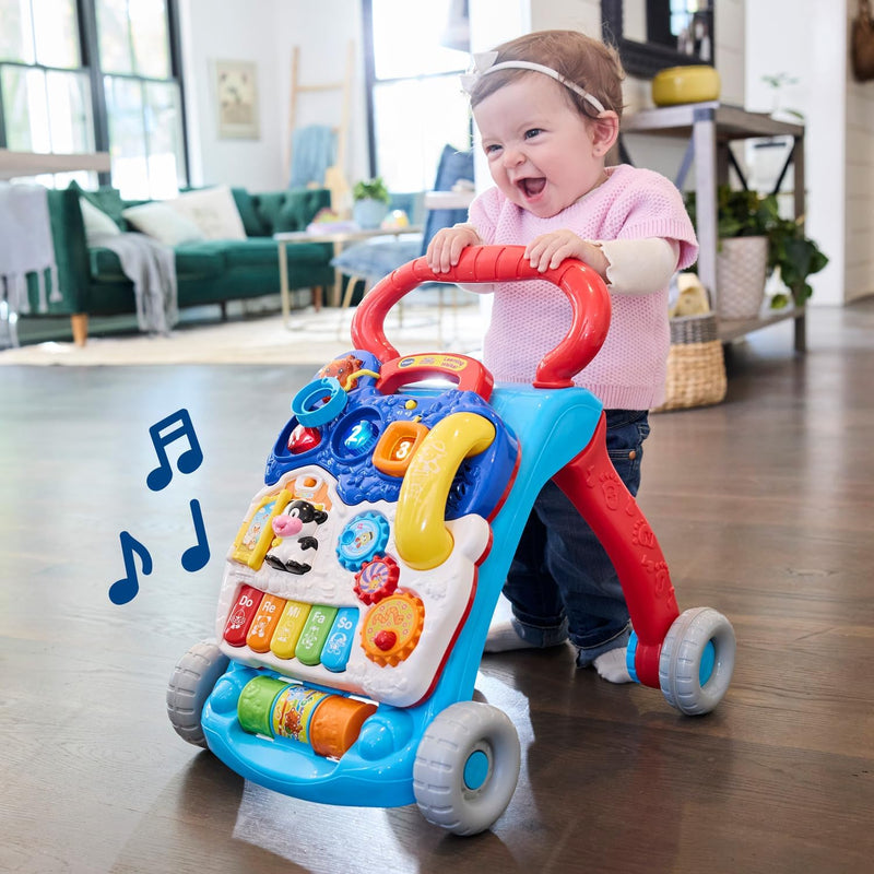 VTech Sit-to-Stand Learning Walker (Frustration Free Packaging), Blue