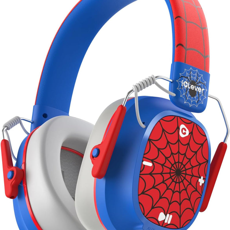iClever Noise Cancelling Headphones for Kids Adult Bluetooth Ear Protection | SafeSound Tech, 60H PlayTime, Kids Wireless Noise Reduction Headphones for Autism Fireworks Event Monster Jam Concert, FOCUS