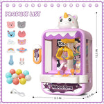 Vanvimen Claw Machine Toy: Arcade-Style Fun for Girls 4-8, with Plush Prizes & Surprise Eggs