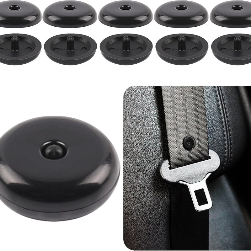 2PCS Seat Belt Adjuster Clip, Shoulder Neck Strap Locking Clips for Adults Kids Child,Comfortable Car Seat Belt Adjuster Safety Positioner Universal for SUV Sedan Truck Seatbelts (Black-2PCS)
