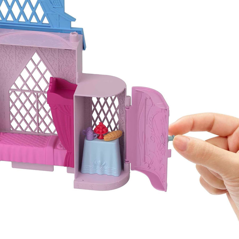 Mattel Disney Frozen Toys, Storytime Stackers Anna's Arendelle Castle, Stackable Doll House with Small Doll, Olaf & 7 Pieces, Inspired by The Movies