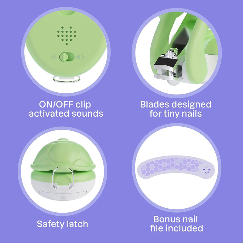 Interactive Baby & Kids Nail Clipper with Sounds & File