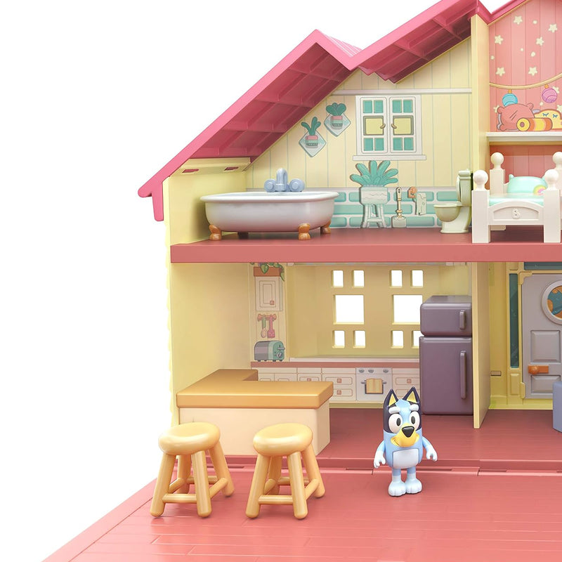 Bluey Toy House Mega Bundle Family Home & BBQ Playhouse Toys, Bingo, Bandit, Chilli, Kids Doll House Playset for Toddlers 3-5, Amazon Exclusive