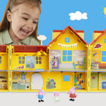 Peppa Pig Peppa's Big Family House Playset with 3 Figures, 11 Accessories, Baby Evie, Preschool Toys for Girls and Boys 3 and Up
