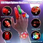 Mibote 269Pcs Led Light Up Party Favors for Kids and Adults with Glow in the Dark Accessories