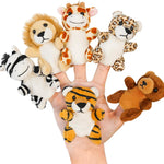 6-Piece Insect Finger Puppet Set for Kids & Toddlers, Soft Fabric Mini Hand Puppets, Realistic Animal Characters for Engaging Role-Playing & Interactive Storytelling Activities.