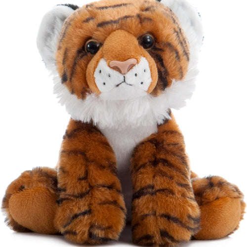 The Petting Zoo Tiger Stuffed Animal, Gifts for Kids, Wild Onez Zoo Animals, Tiger Plush Toy 9 inches