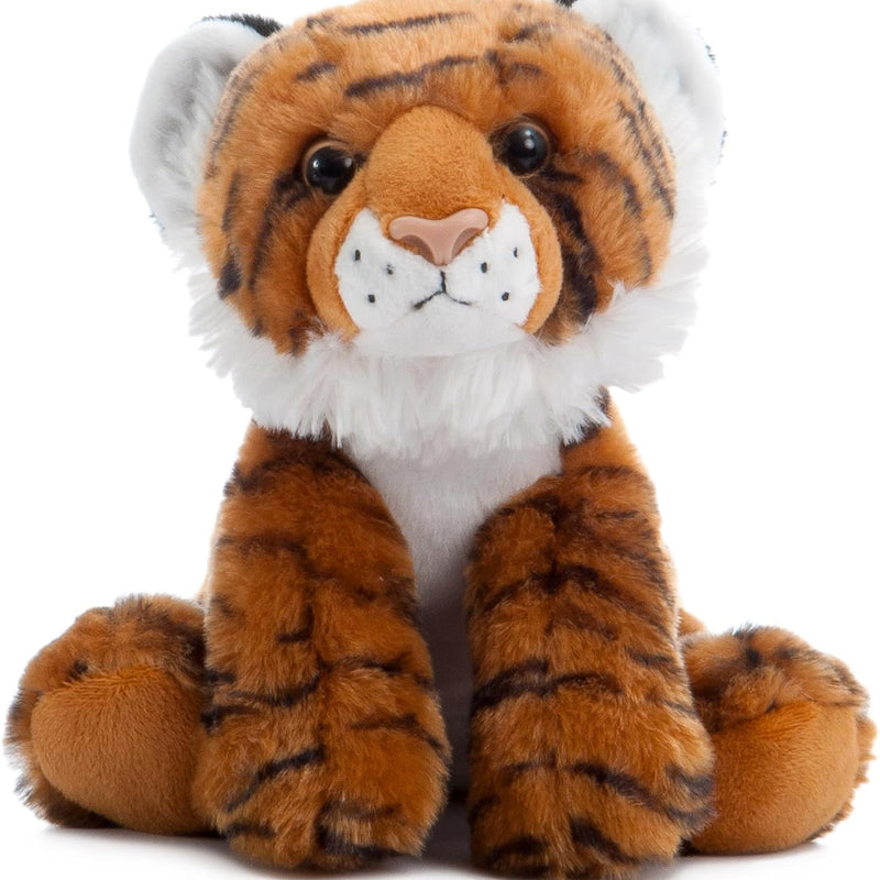The Petting Zoo Tiger Stuffed Animal, Gifts for Kids, Wild Onez Zoo Animals, Tiger Plush Toy 9 inches