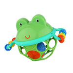 Bright Starts Oball Classic Ball - BPA-Free Infant Toy in Vibrant Colors, 4-Inch