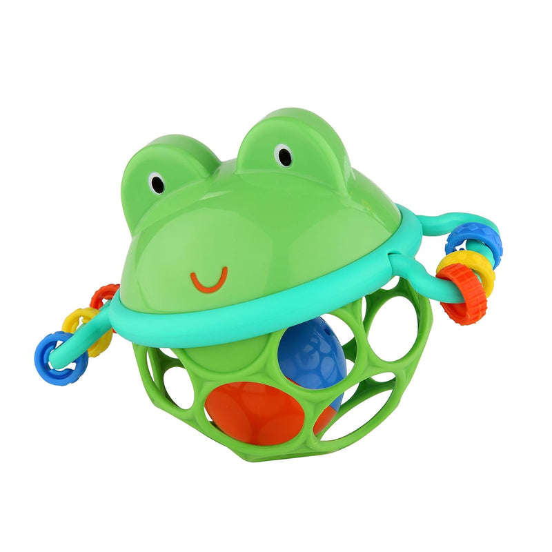 Bright Starts Oball Classic Ball - BPA-Free Infant Toy in Vibrant Colors, 4-Inch