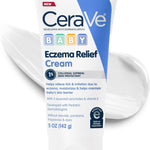 CeraVe Baby Eczema Relief Cream with 1% Colloidal Oatmeal & Vitamin E, 5oz | Baby Eczema Cream with Ceramides Helps Soothe and Calm Itchy Skin, Fragrance-Free, Developed with Pediatric Dermatologist