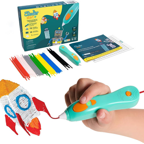 3Doodler Start+ Essentials 3D Pen Set for Kids, Easy to Use, Learn from Home, Educational STEM Toy