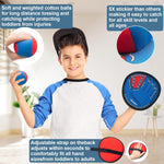 Toss and Catch Ball Game, Kids Toddler Baseball Glove & Catch Ball Toys, Outdoor Games for Family, Toys for Beach Yard Pool Outside, Birthday Easter Gift for Ages 3 4 5 6 7 8-12 Year Old Boys Girls