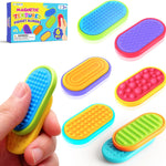 Sensory Fidget Magnet Toys for Kids: Silicone Magnetic Sliders Stress Fidgets for Autism, Stress Small Texture Fidget Toys for Classroom Prizes, Adults Office Desk / Portable Travel Must Haves, Gifts