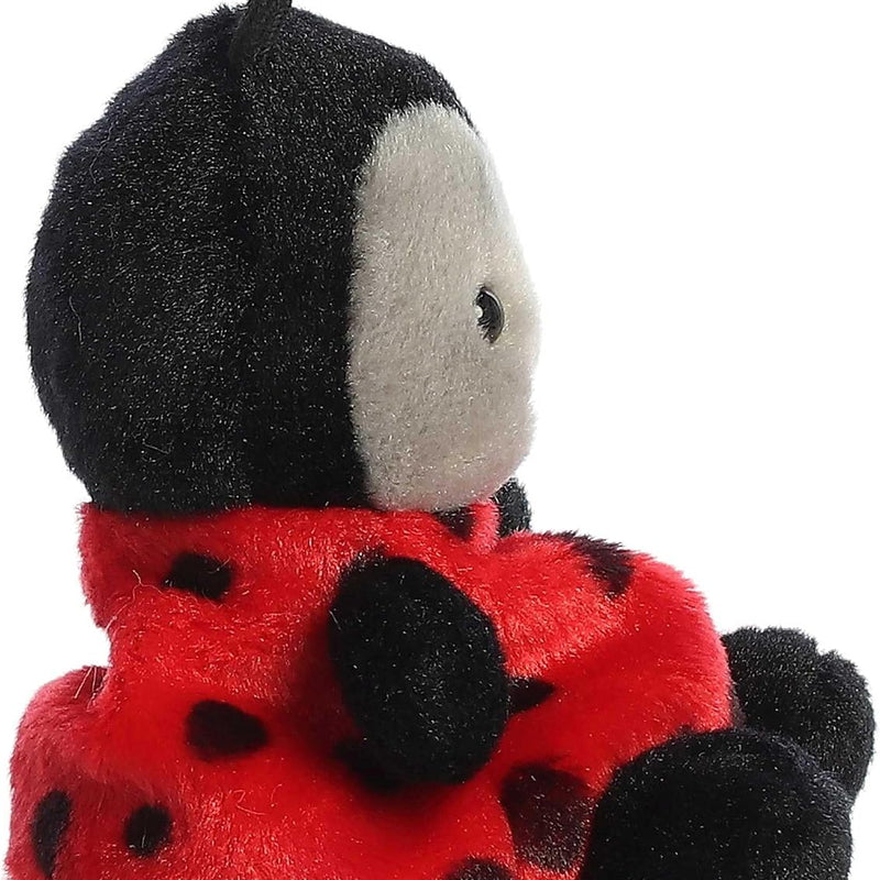 Aurora® Adorable Palm Pals™ Lil Spots Ladybug™ Stuffed Animal - Fun Collectible Plush for Kids and Adult Collectors - Perfect for Decorating Rooms and Birthday Gifts - Red 4.5 Inches