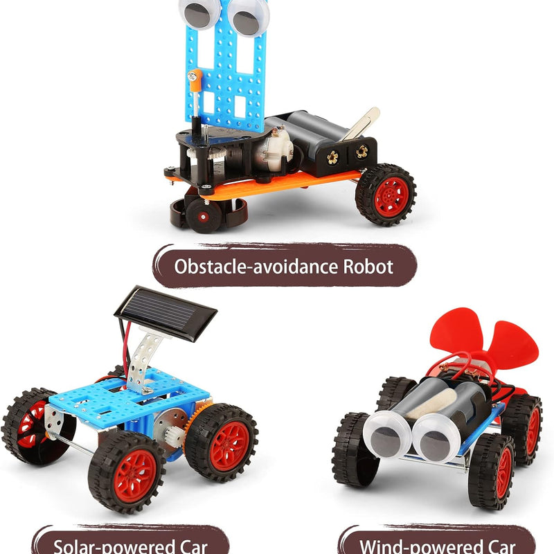 STEM Kits for Kids, Ages 6-12, Robotics Science Experiments, Building Robot Cars, STEM Activities, Educational Toys, Birthday Gifts