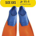 FINIS Long Floating Swim Training Fins for Kids - Improves Kick Technique & Body Position