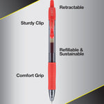 Pilot G2 Premium Refillable And Retractable Gel Ink Pens, Fine Point (0.7mm), 8 Colors, 8 Count (16606)