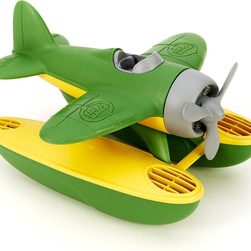 Green Toys Seaplane in Green Color - Bpa Free, Phthalate Free Floatplane for Improving Pincers Grip. Toys and Games