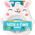 Chuckle & Roar Sensory Seek & Find Plush Bear Toy with Hidden Objects, 40 Cards, Ages 3+
