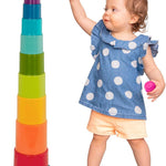 Battat Cause and Effect Toy with Buttons and Colors for Kids, Toddlers, and Babies