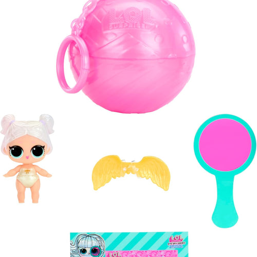 LOL Surprise Eye Spy Series Baby Sisters Dolls with Color Change Feature and Interactive Ball Packaging