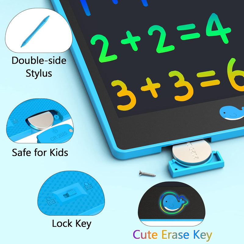 Hockvill LCD Writing Tablet for Kids, 8.8 Inch Drawing Pad for Girls Boys Ages 3-8