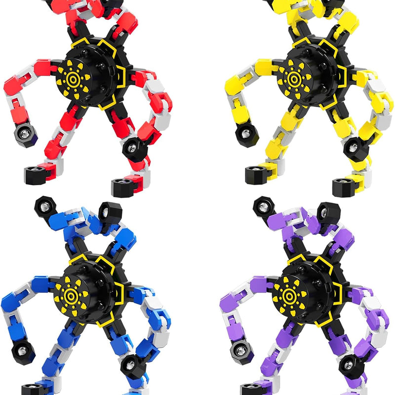 Travel Toys Fidget Spinners Fidget Toys For Kids Teens Road Trip Travel Activities Essential Sensory Toys With Autism Adhd Party Favors Birthday Gifts For Boy Girl Easter Basket Stuffers 4Pcs