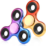Fidget Spinner 2 Pack, Fidget Toys Adults Metal Fidget Spinners Fidget Toys for Kids for Autism ADHD Anxiety Gift for Teens Boys