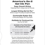 Pilot G2 Premium Gel Roller Pens, Fine Point 0.7 mm, Blue Ink Pens Fine Point, Pack of 5 - Ideal for School, Journaling, and Office Writing
