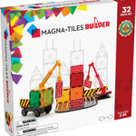 MAGNA-TILES Builder 32-Piece Magnetic Construction Set, The Original Magnetic Building Brand