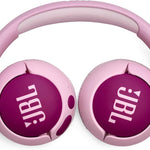 JBL Junior 320BT - On-Ear Kids Headphones - Purple | JBL Safe Sound 85dB, Parental Control with Customizable Volume Playtime, Easy monitoring, Built-in mic, 50-hour battery life
