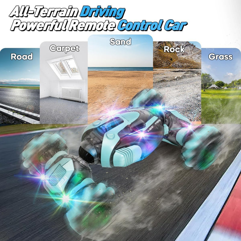 ZMMB Gesture Sensing RC Stunt Car - 4WD Remote Control Transform Hand Controlled Car
