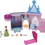 Mattel Disney Frozen Toys, Storytime Stackers Anna's Arendelle Castle, Stackable Doll House with Small Doll, Olaf & 7 Pieces, Inspired by The Movies