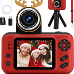 Makolle Kids Camera - Durable HD Digital Video Camcorder with Tripod for Ages 3-12