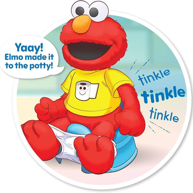 Sesame Street Potty Time Elmo 12-Inch Sustainable Plush Stuffed Animal