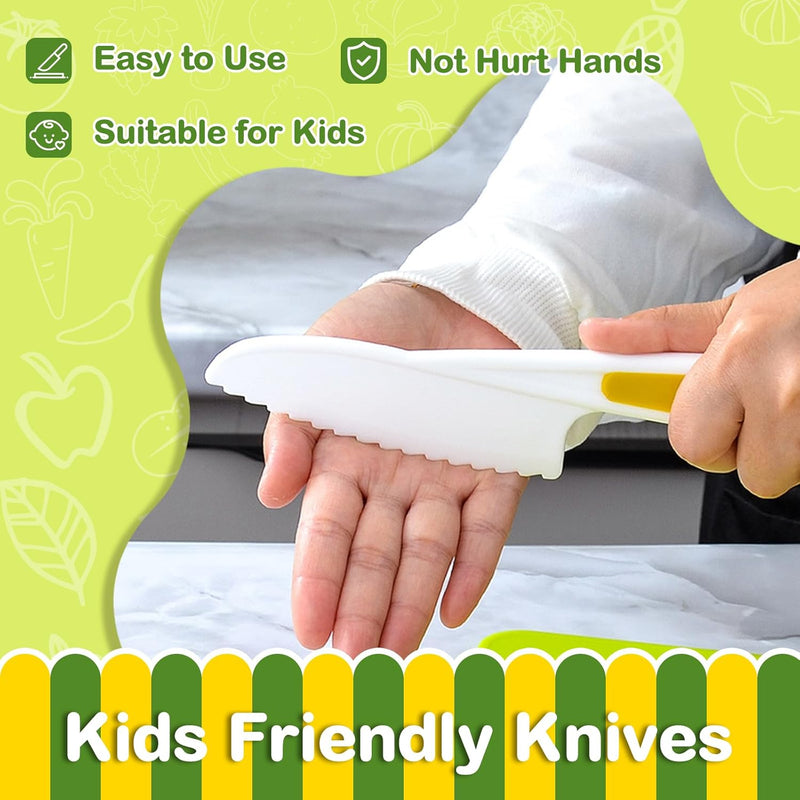 Montessori kitchen toys for toddlers, 15PCS cooking set with real knife, kids safe cooking sets, Easter gifts for kids